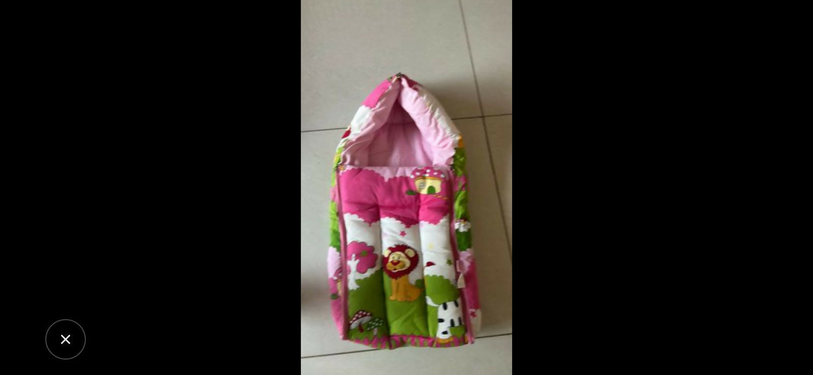 Children's colorful sleeping bag with cartoon designs 