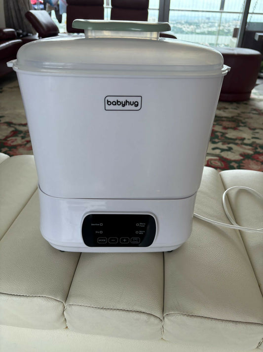 Babyhug sterilizer – safe, chemical-free, and hassle-free sterilization for your baby’s health.

