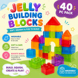 Kids Jelly Building Blocks – 40 Pieces