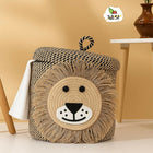 Jute Baskets with Lid/Toys Organiser / Storage Baskets