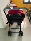 Experience the BABYHUG Symphony Stroller/Pram with Reversible Handle and 5 Point Safety Harness, offering adjustable seating, reclining backrest, and a spacious storage basket for ultimate comfort and convenience.