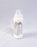 Giggles 210ml Glass Feeding Bottle Dual Handles BPA Free New B089