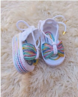 Step into summer with style with our Handmade Customizable Sandals for Baby Girls, offering comfort and charm in every step.