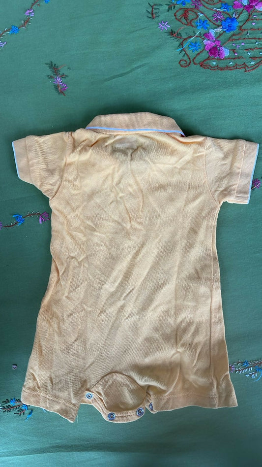 babyhug New Born Romper Yellow