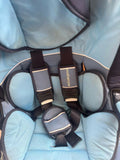 Mothercare car seat – safe, cushioned, and adjustable travel seat for babies and toddlers.

