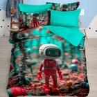 Bedding set with astronaut design 