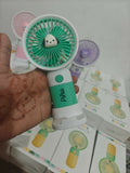 Personalized Portable Fan with Stand & Mobile Holder