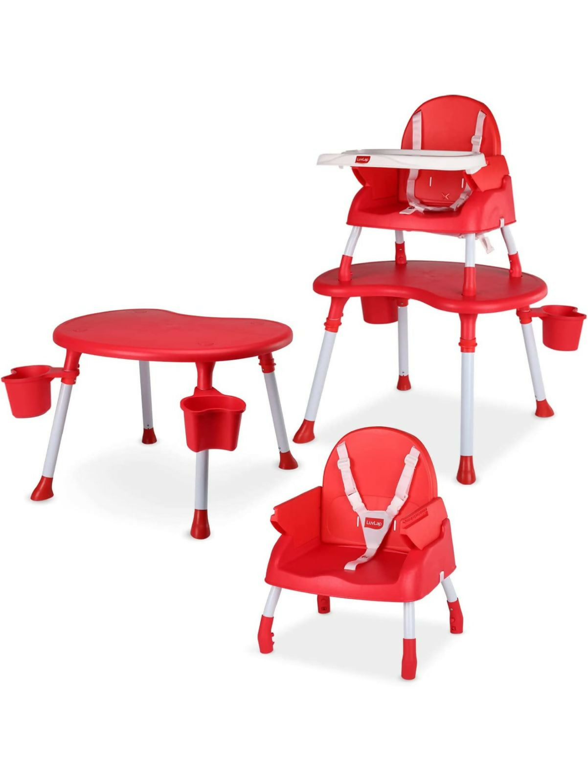 LUVLAP 4 in 1 Convertible Baby High Chair - PyaraBaby