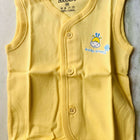 Set of 3 vest front open 100% cotton for new born - PyaraBaby