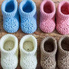 Crochet booties