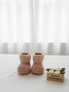 Crochet baby booties