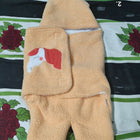 Hooded Baby Blanket/Swaddle Orange Colour