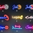 PERSONALIZED Special Kids Room Neon Name Plate with Motif