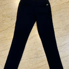TINY GIRL Blue stretchable jeggings for girls, offering a stylish, comfortable fit with an elastic waistband, perfect for any occasion.