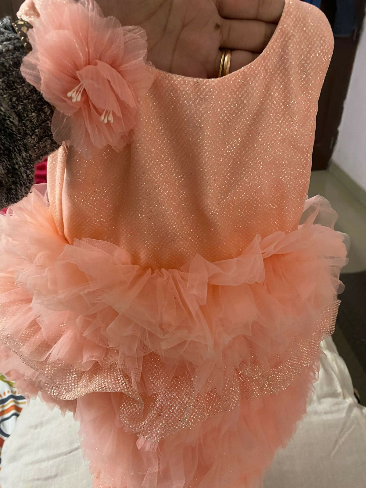 Elevate your baby girl's style with our Partywear Frock/Dress collection, featuring stunning designs for every special occasion.