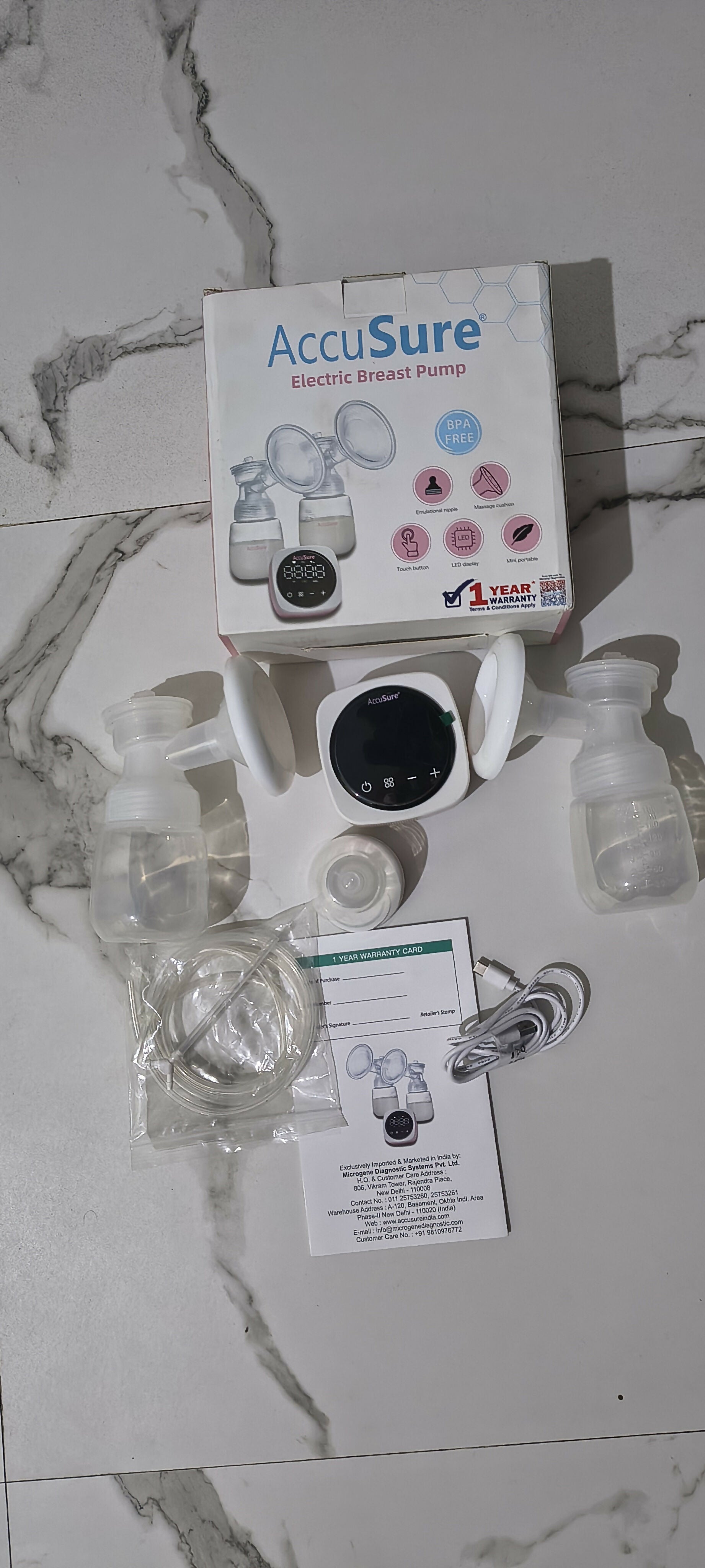 ACCUSURE Double Electric Breast Pump 2025