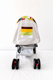 R for Rabbit Poppins Stroller Reclining Travel Pram + Free Mosquito Net