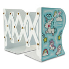 Metal Book Shelf Stand Bookends: Adjustable. High-quality, made from sturdy, heavy-gauge steel with hard enamel coating.
