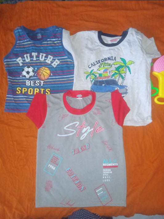 Tshirt combo of 3 - PyaraBaby