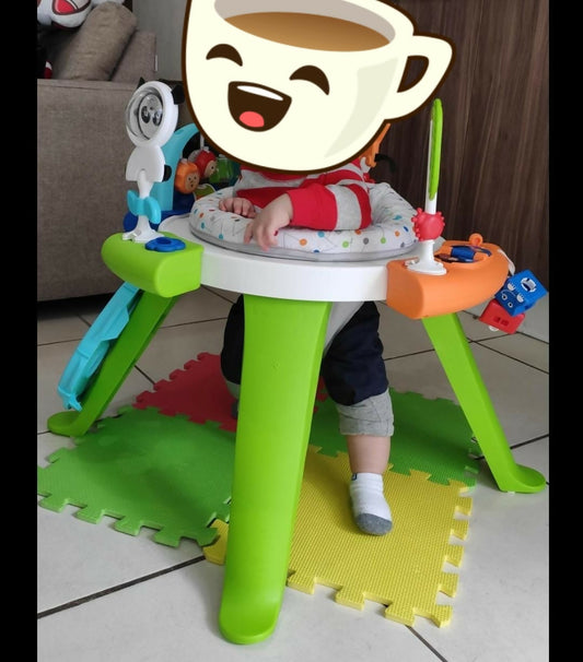Fisher-Price 3-in-1 activity center – fun, developmental toy that grows with your baby from sitting to standing play.