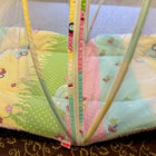 BABYHUG baby bed with mosquito net – safe, soft, and travel-friendly.