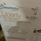 Dreambaby Liberty safety gate with auto close and stay open feature, almost new condition, ideal for child safety at home