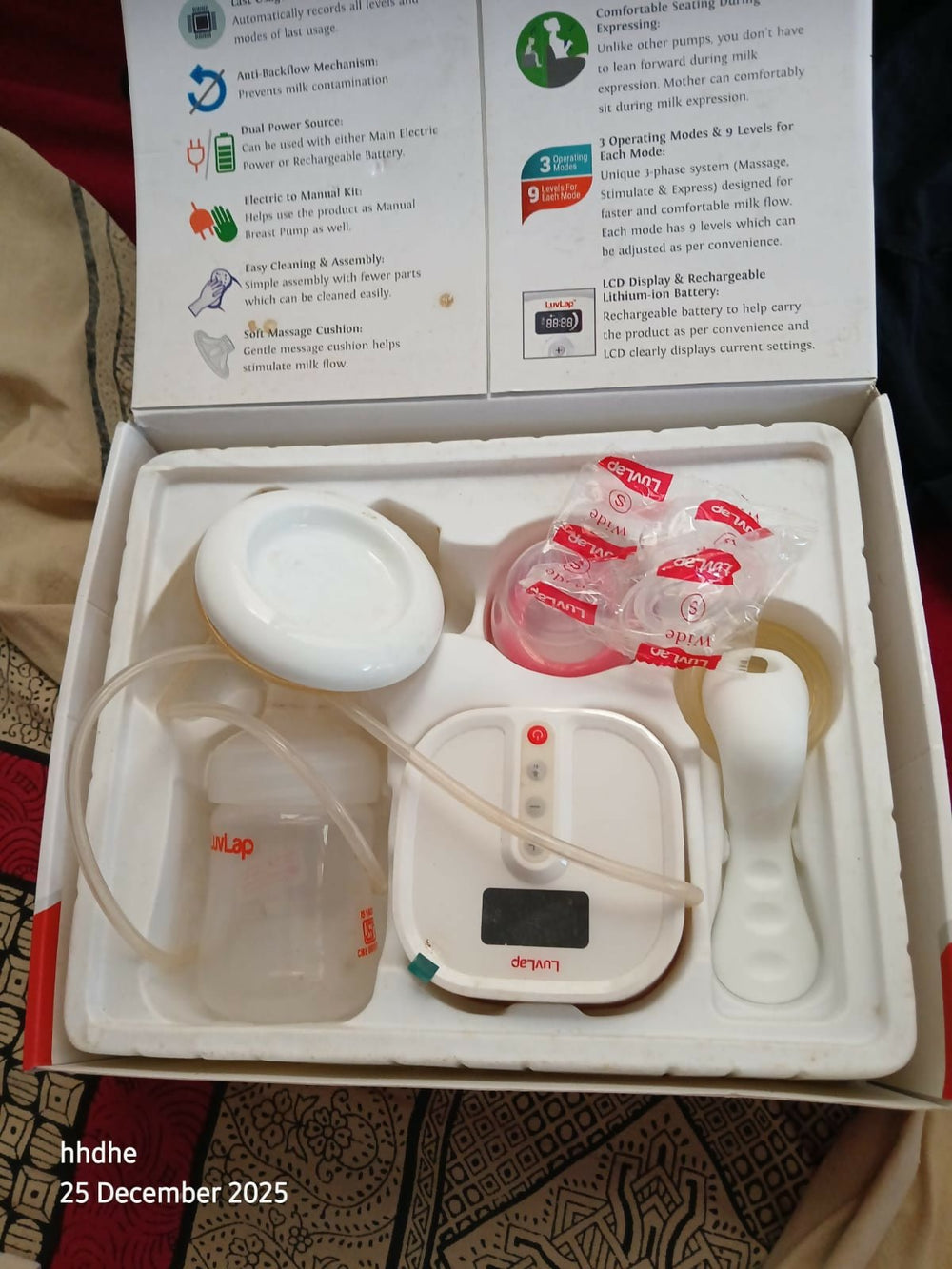LUVLAP Electric Breast Pump