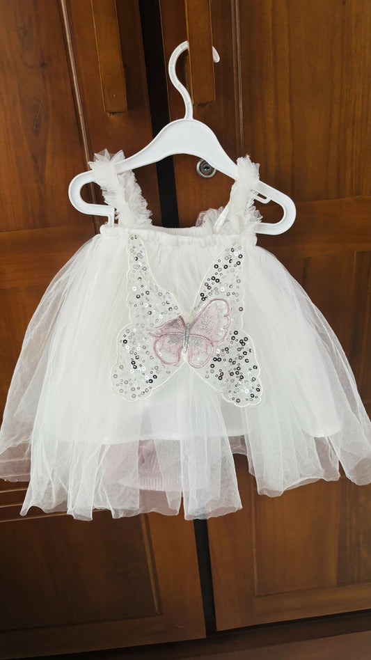 Baby white frock