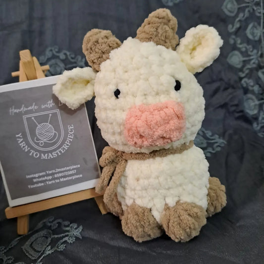 Crochet Soft toy - cow - PyaraBaby