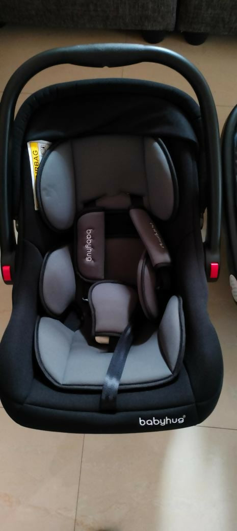 Buy Babyhug Amber Ace 4-in-1 Infant Car Seat – Multipurpose Baby Seat with Carry, Rocker & Feeding Functions

