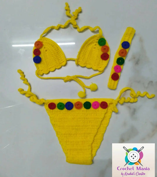 Baby Crochet Bikini Set