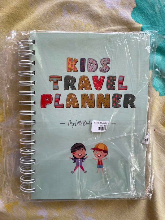 Kids Travel Planner Book - BLUE