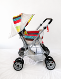 R for Rabbit Poppins Stroller Reclining Travel Pram + Free Mosquito Net