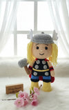 Crochet Handmade Thor Toy