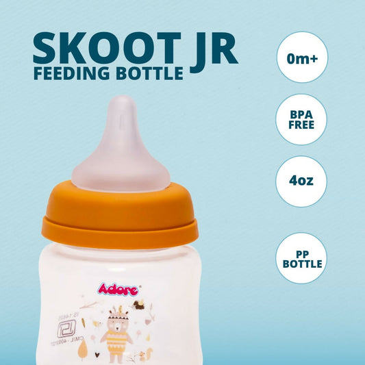 ADORE Skoot Jr 2 Stage Wideneck Feeding Bottle - 125ml