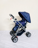 Babyhug Reversible Handle Baby Stroller Pram w/ Mosquito Net B107