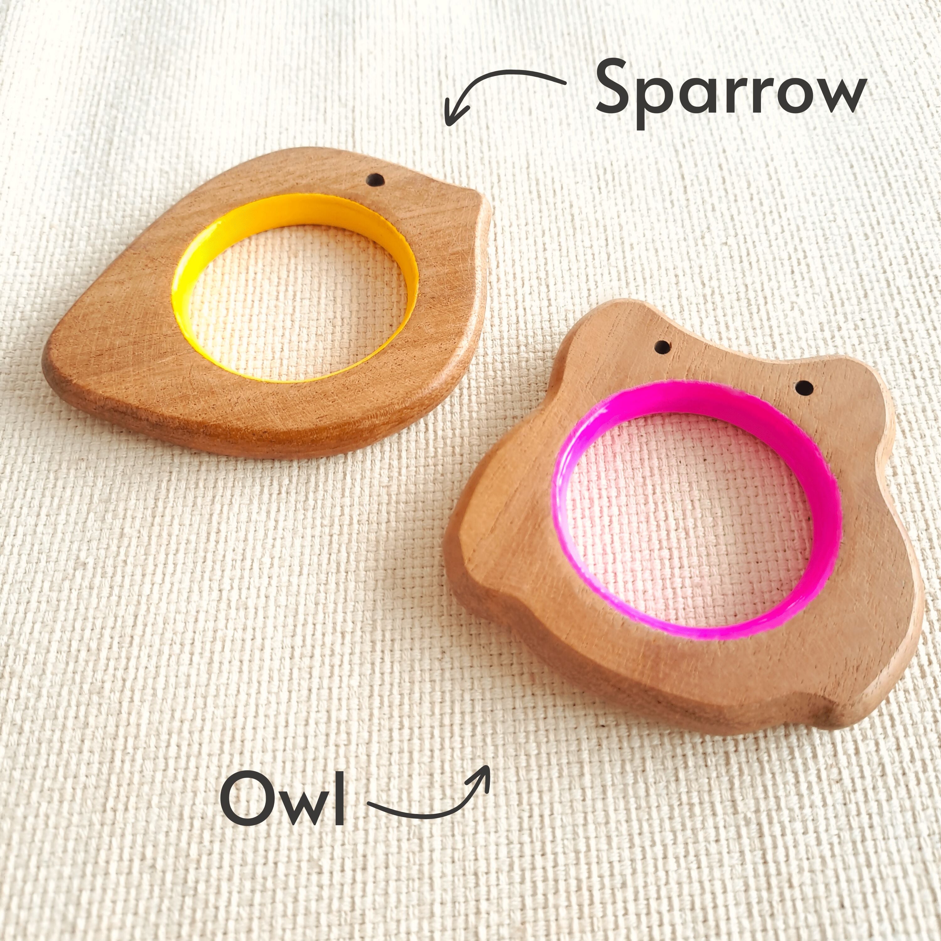 Explore shapes and soothe gums with Babycov's Cute Neem Wood Teethers - natural comfort for safe and playful chewing!