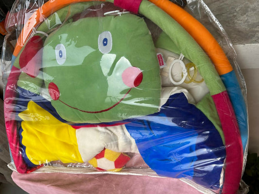 Spark your baby's curiosity with the BABYHUG Play Gym - a cozy and colorful space for endless fun and early development.