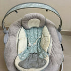 Juniors baby rocker, some used condition with slight fabric discoloration, comfortable and sturdy rocker for infants