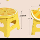 Yellow folding stool 