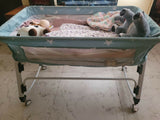 BABY TEDDY 10-in-1 Portable Convertible Crib/Cot/Cradle/Bassinet