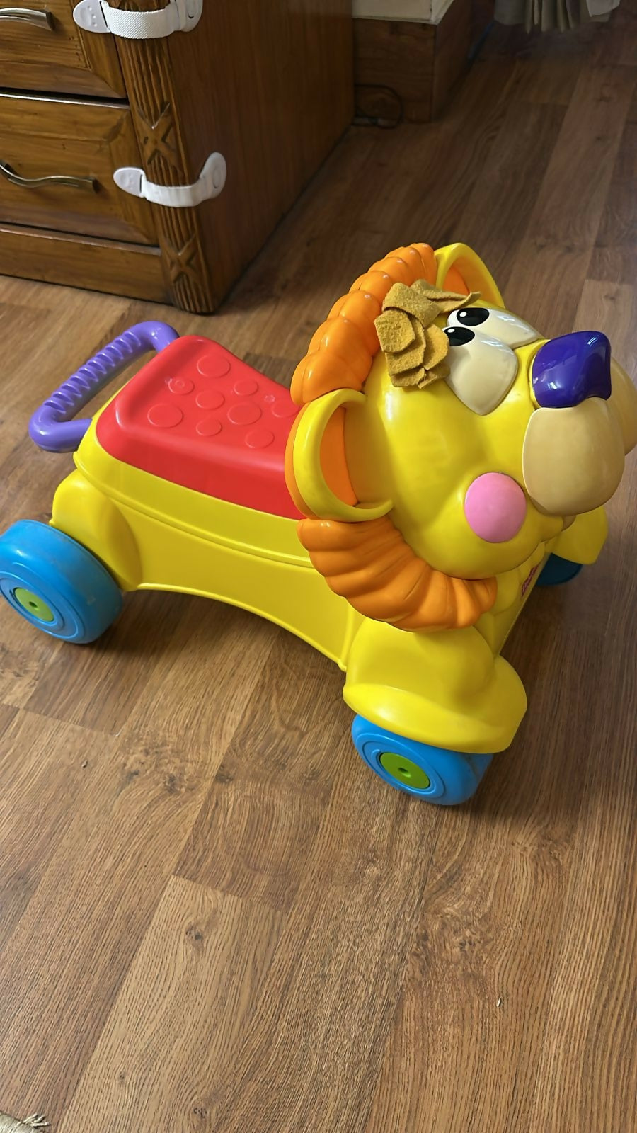 Fisher Price Porteur Lion En Lion Walker Pousseur Lion Lion
