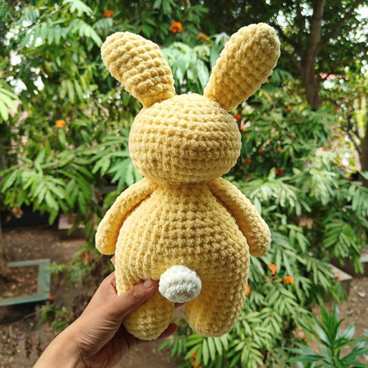 Crochet Soft and Cuddly Bunny Doll - Big