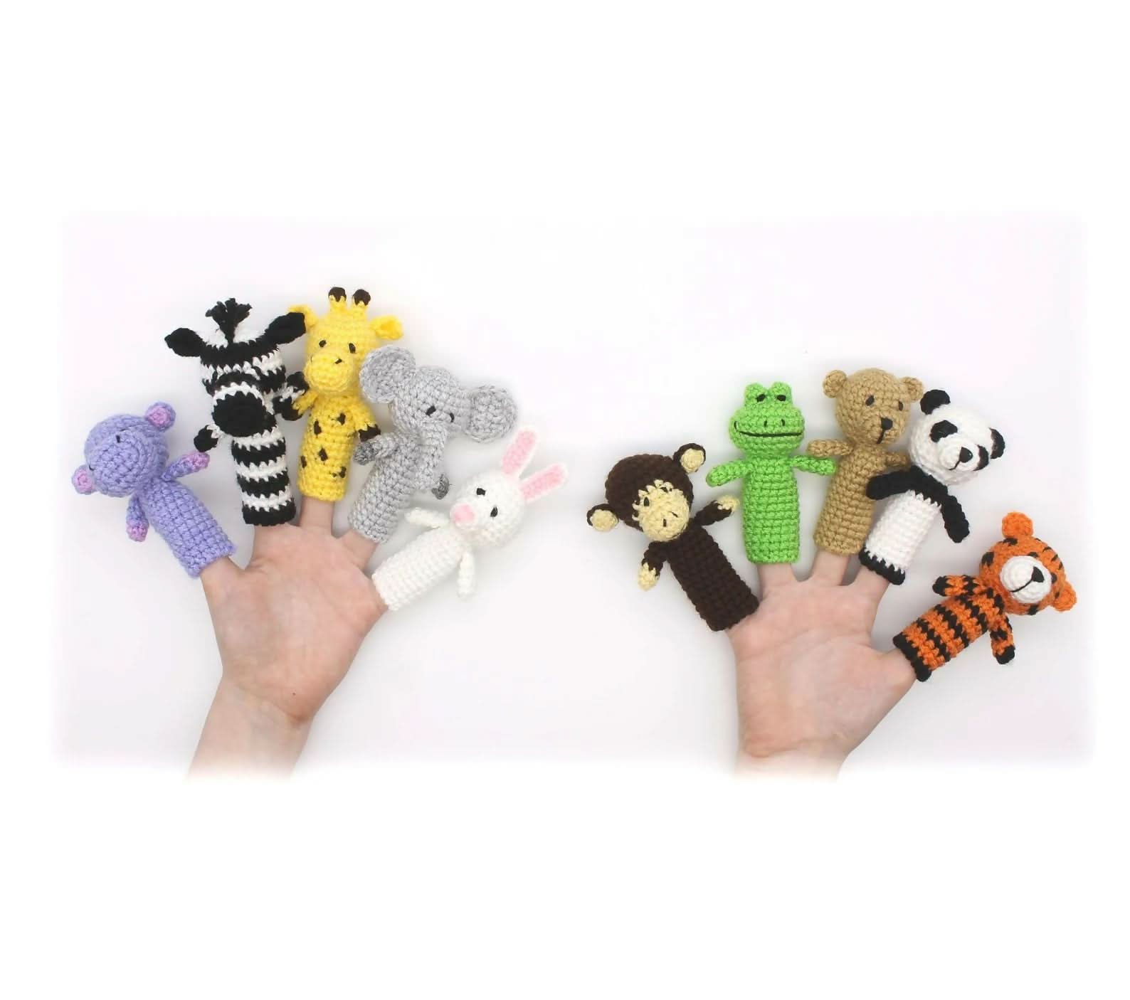 Bring stories to life with this adorable Family Finger Puppets set ...