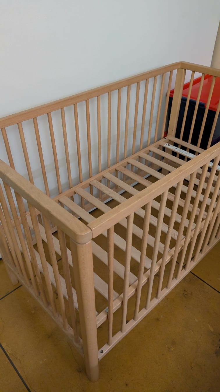 MOTHERCARE Balham Cot/Crib Bed Including Mattress