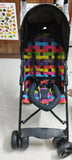 Experience comfort and safety with the LUVLAP Tutti Fruity Stroller/Pram, featuring a reversible handle, adjustable canopy, and three reclining positions for your baby’s needs.