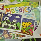 Mosaic craft kit with panda design and colorful packaging