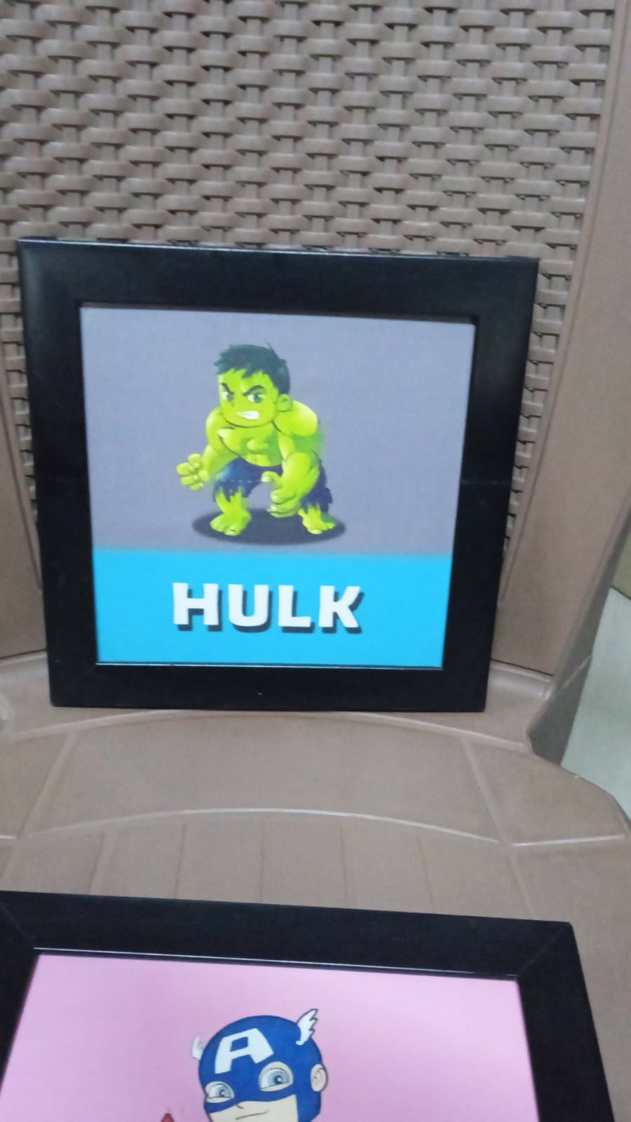 Buy Hand-Crafted Superhero Photo Frames – Marvel-Inspired Decor Featuring Captain America, Thor & Iron Man

