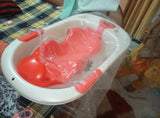Splash, smile, and bond—bath time made better with comfort you can trust!
