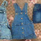Get the Combo 3 Denim Dresses for 2-3-year-old baby girls, featuring stylish, comfortable, and durable designs perfect for any occasion.